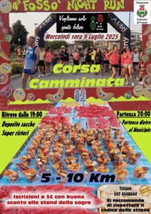 Fossò Night Run – Fossò VE, 9 luglio 2025